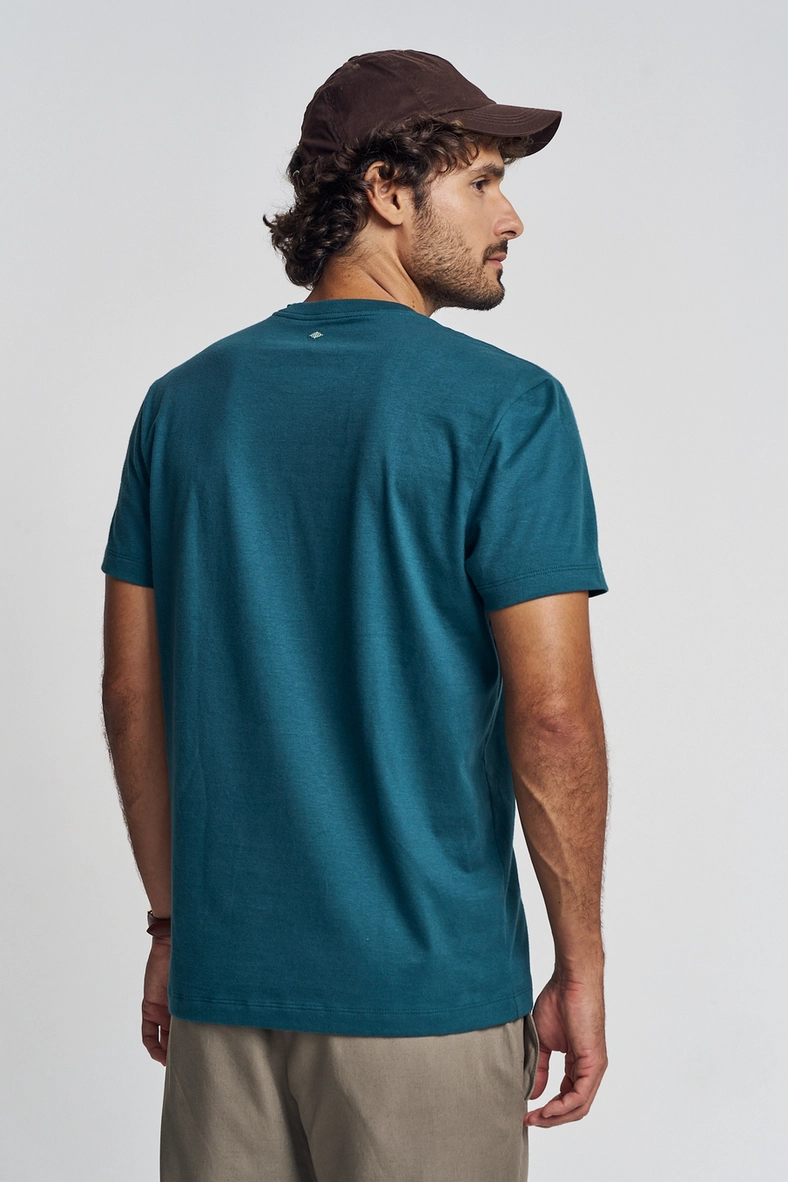 Camiseta Reta Com Estampa Verde 3