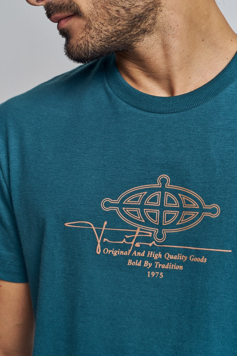 Camiseta Reta Com Estampa Verde 4