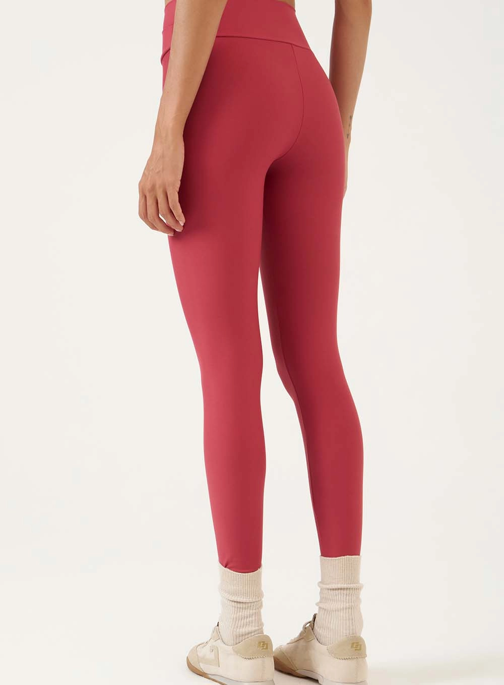 Calça Legging Cós Transpassado Sculpt Vermelho