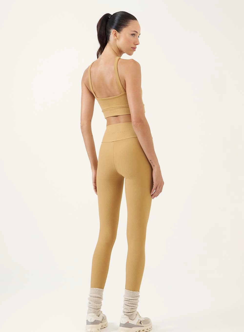 Calça Legging Canelada Bio-flow Bege