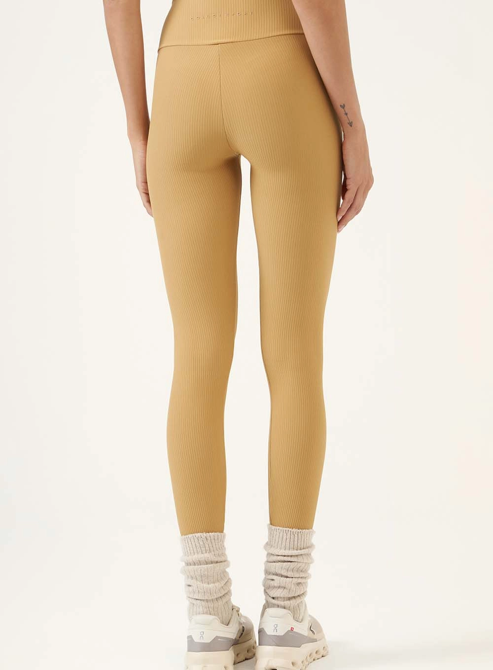 Calça Legging Canelada Bio-flow Bege