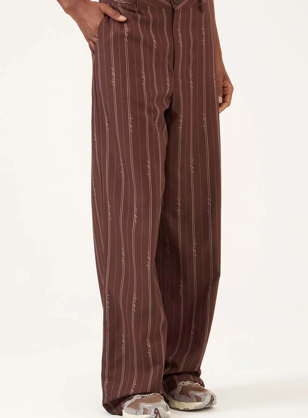 Calça De Alfaiataria Esportiva Wide Leg Estampados