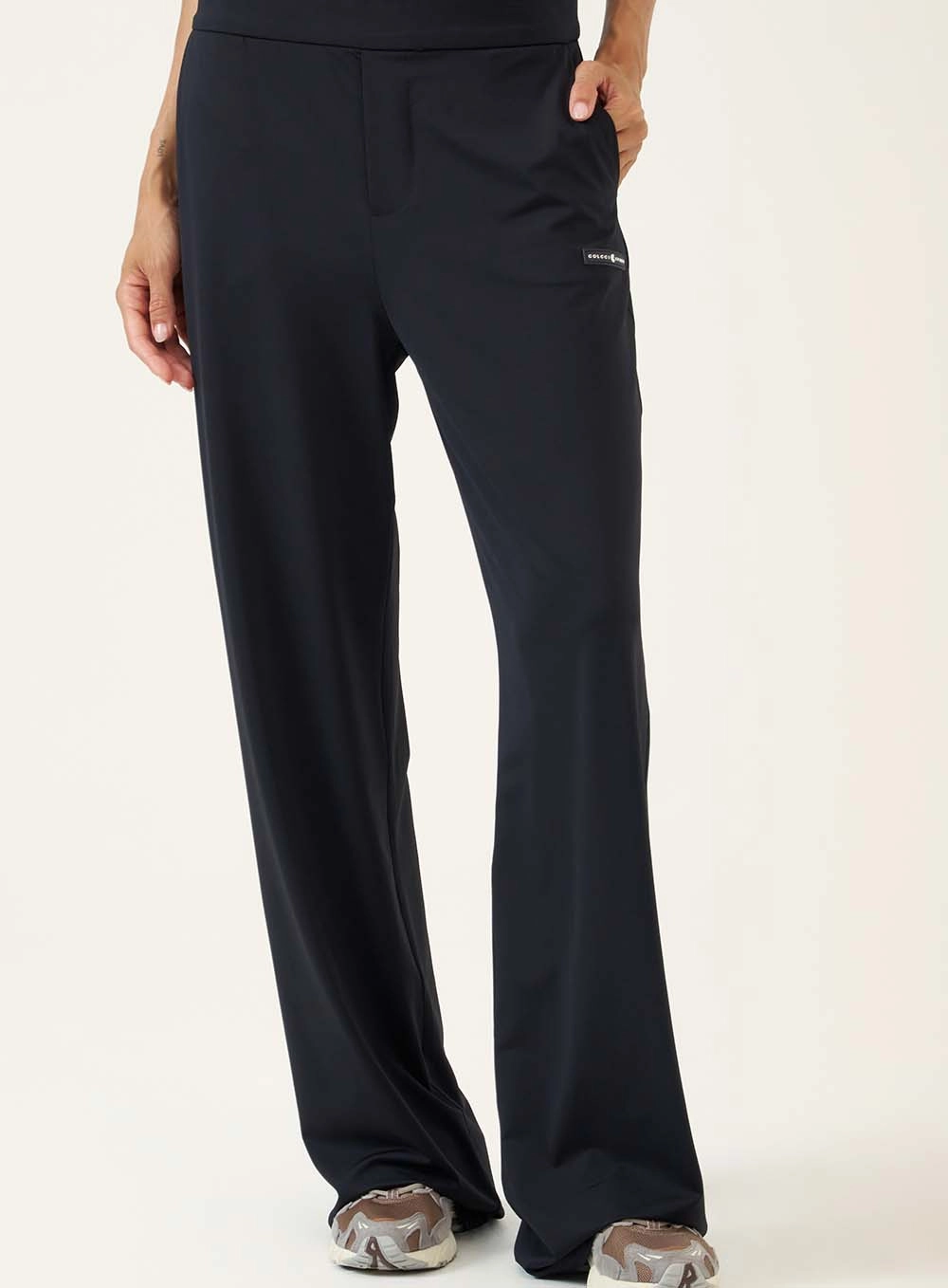 Calça Wide Leg Esportiva Preto