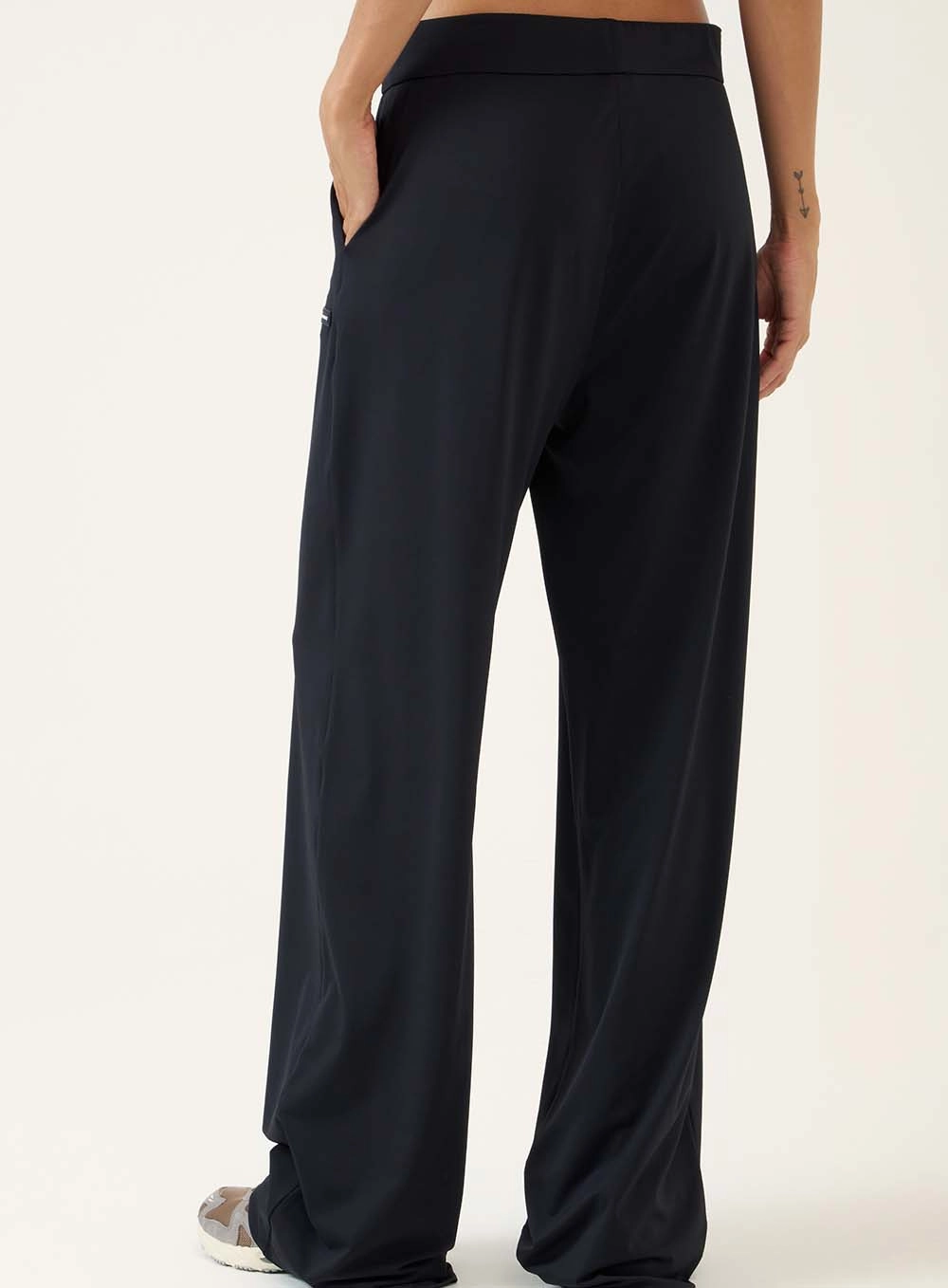 Calça Wide Leg Esportiva Preto