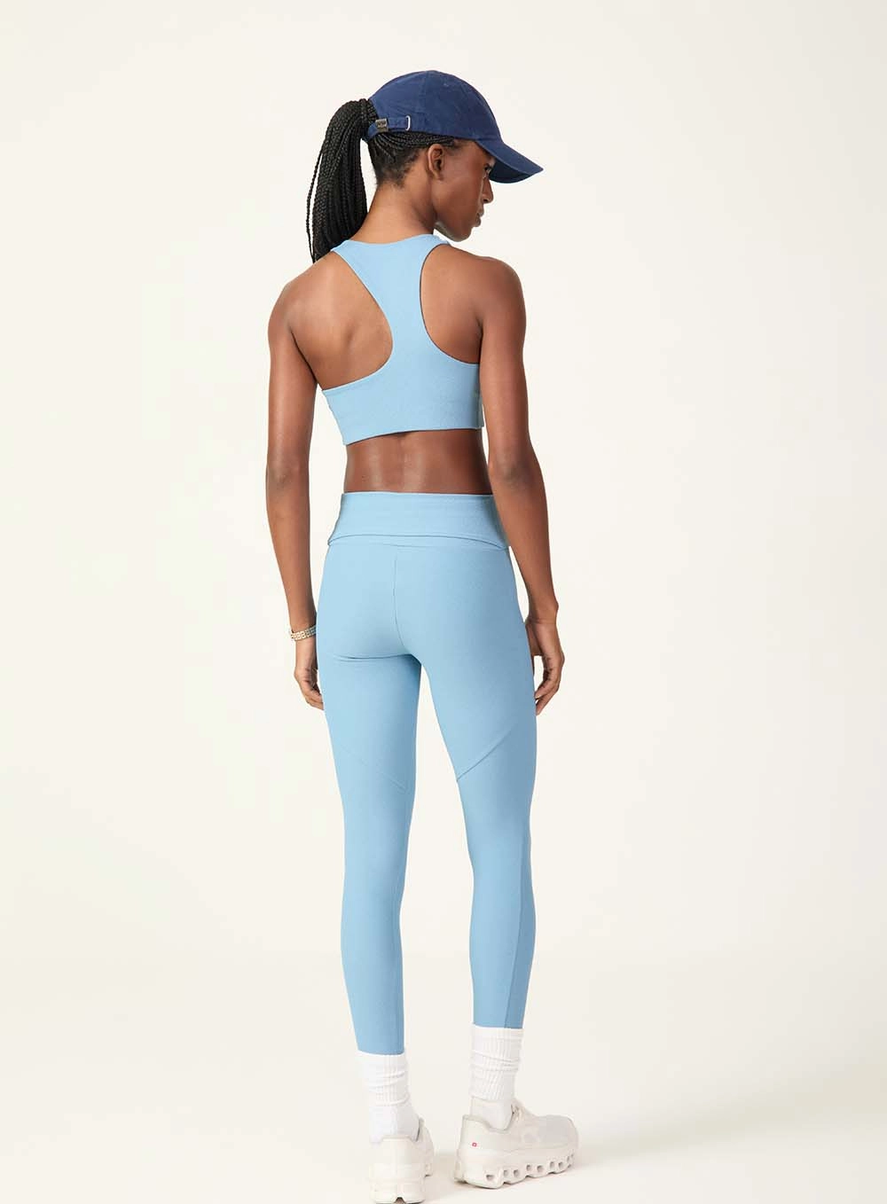 Calça Legging Fitness Cintura Alta Azul