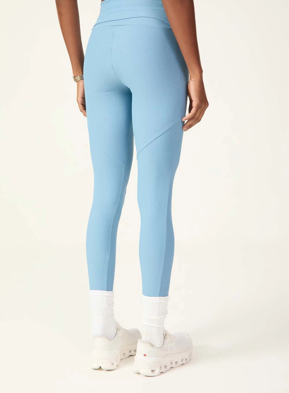 Calça Legging Fitness Cintura Alta Azul
