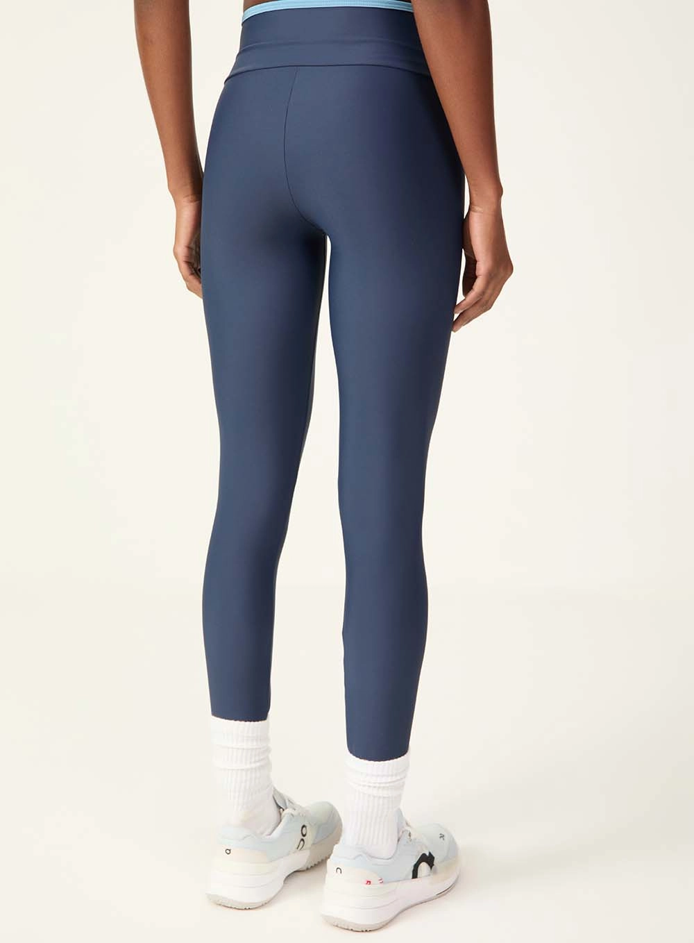 Calça Legging Cós Alto Modeladora Azul