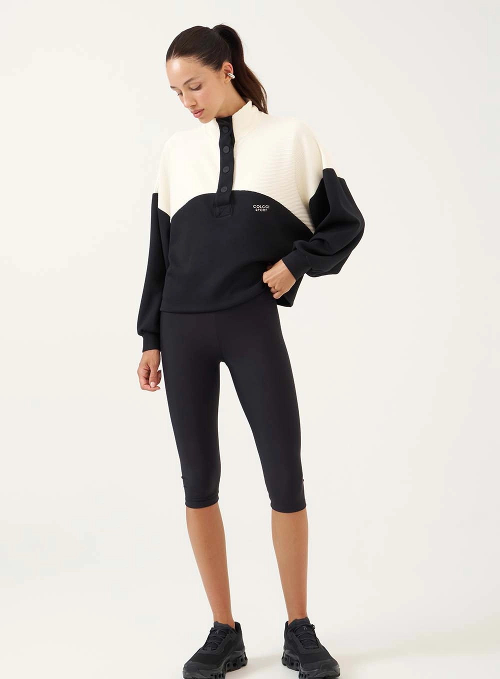 Calça Legging Corsário Sculpt Preto