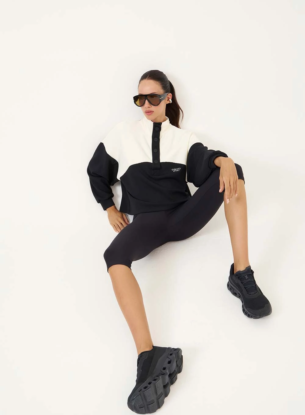 Calça Legging Corsário Sculpt Preto