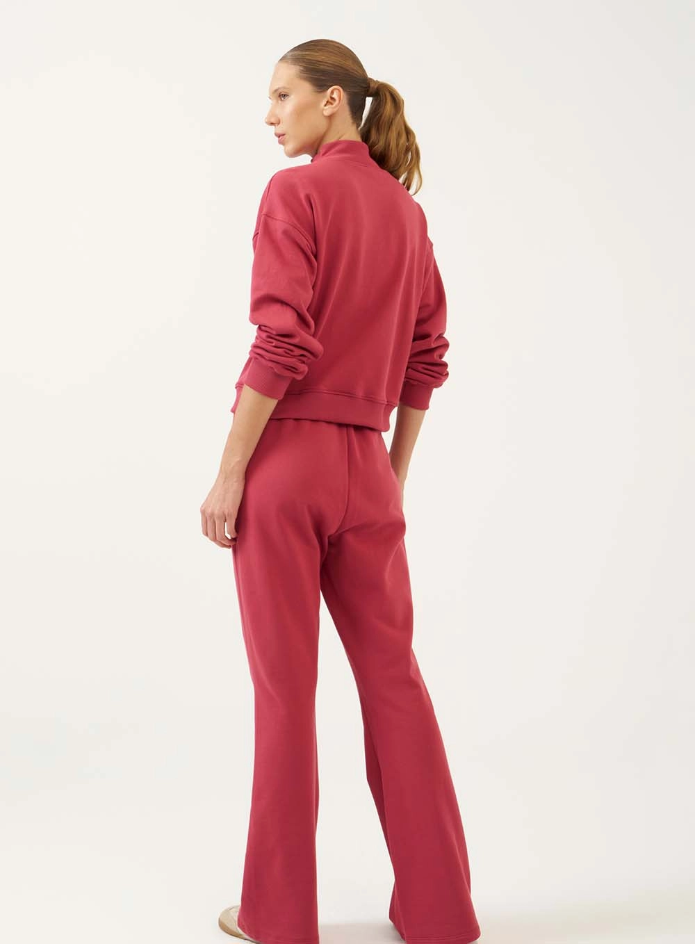 Calça Flare Active Cintura Alta Vermelho