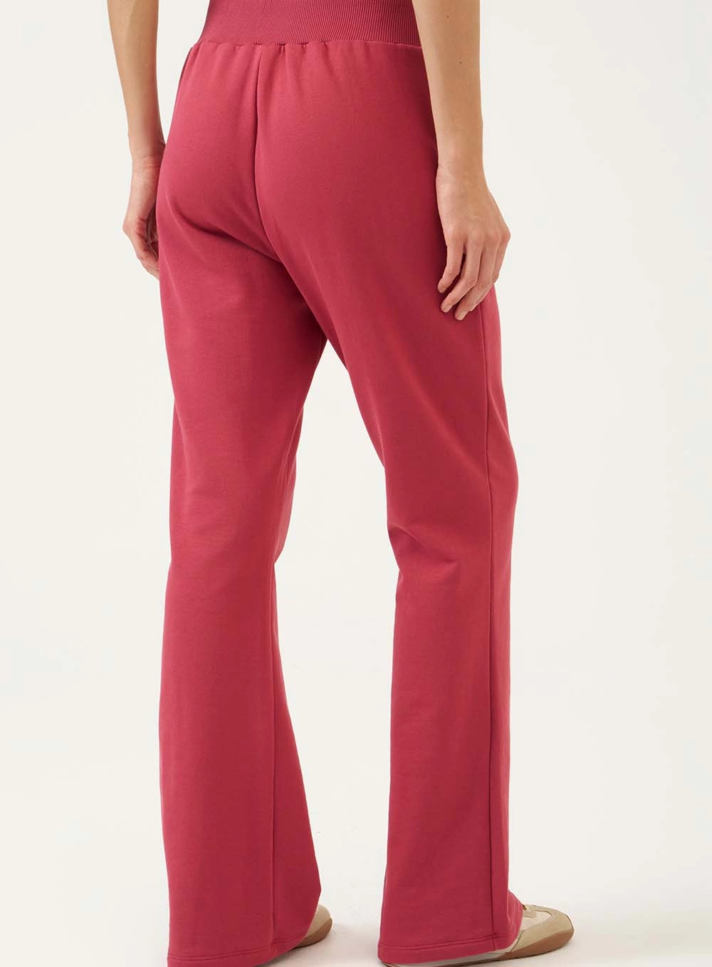 Calça Flare Active Cintura Alta Vermelho