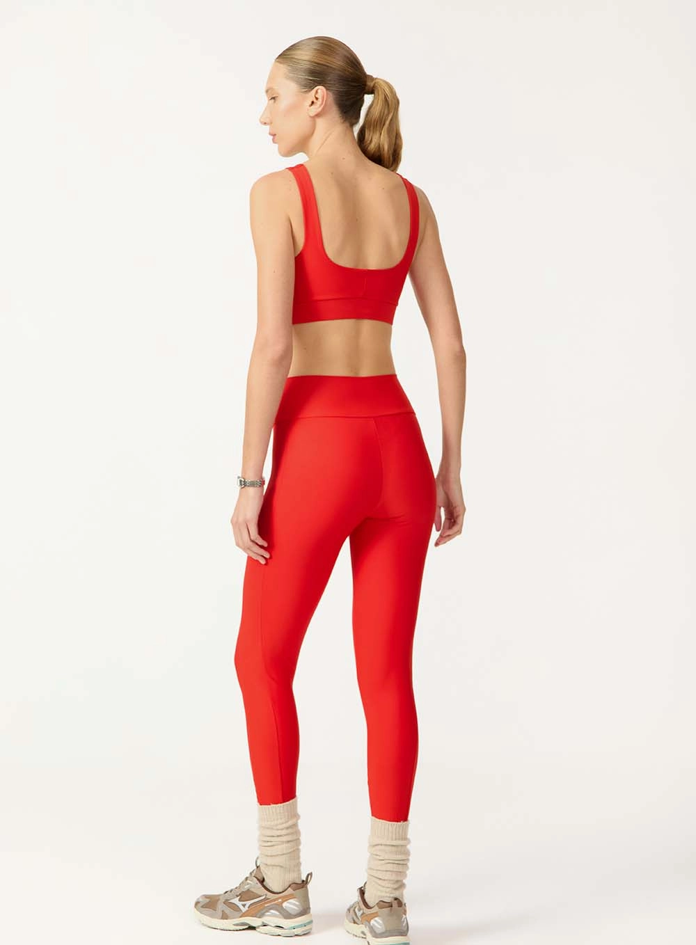 Calça Legging Esportiva Ajustada Vermelho