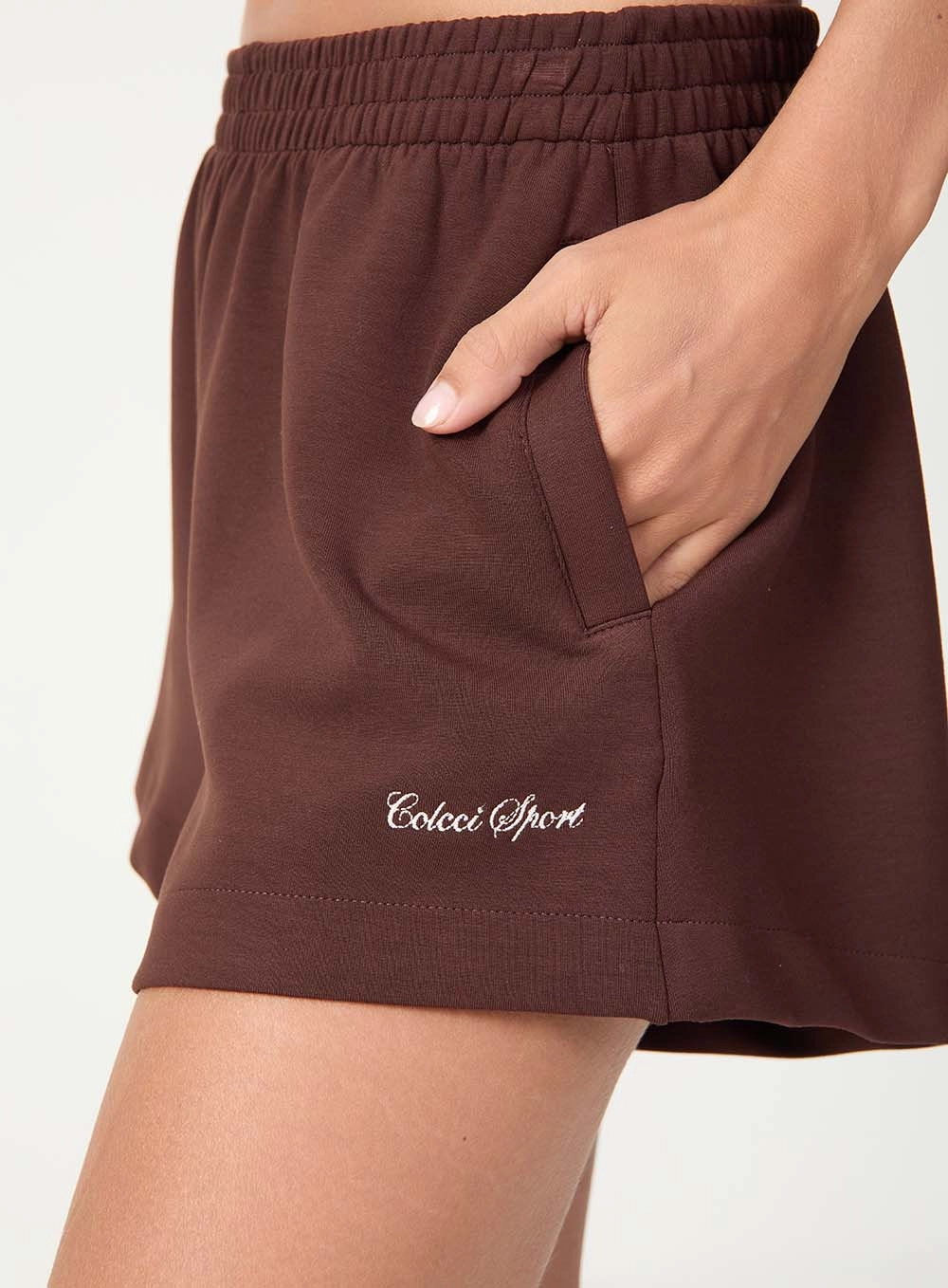 Short Boxer Toque De Seda Modal Marrom