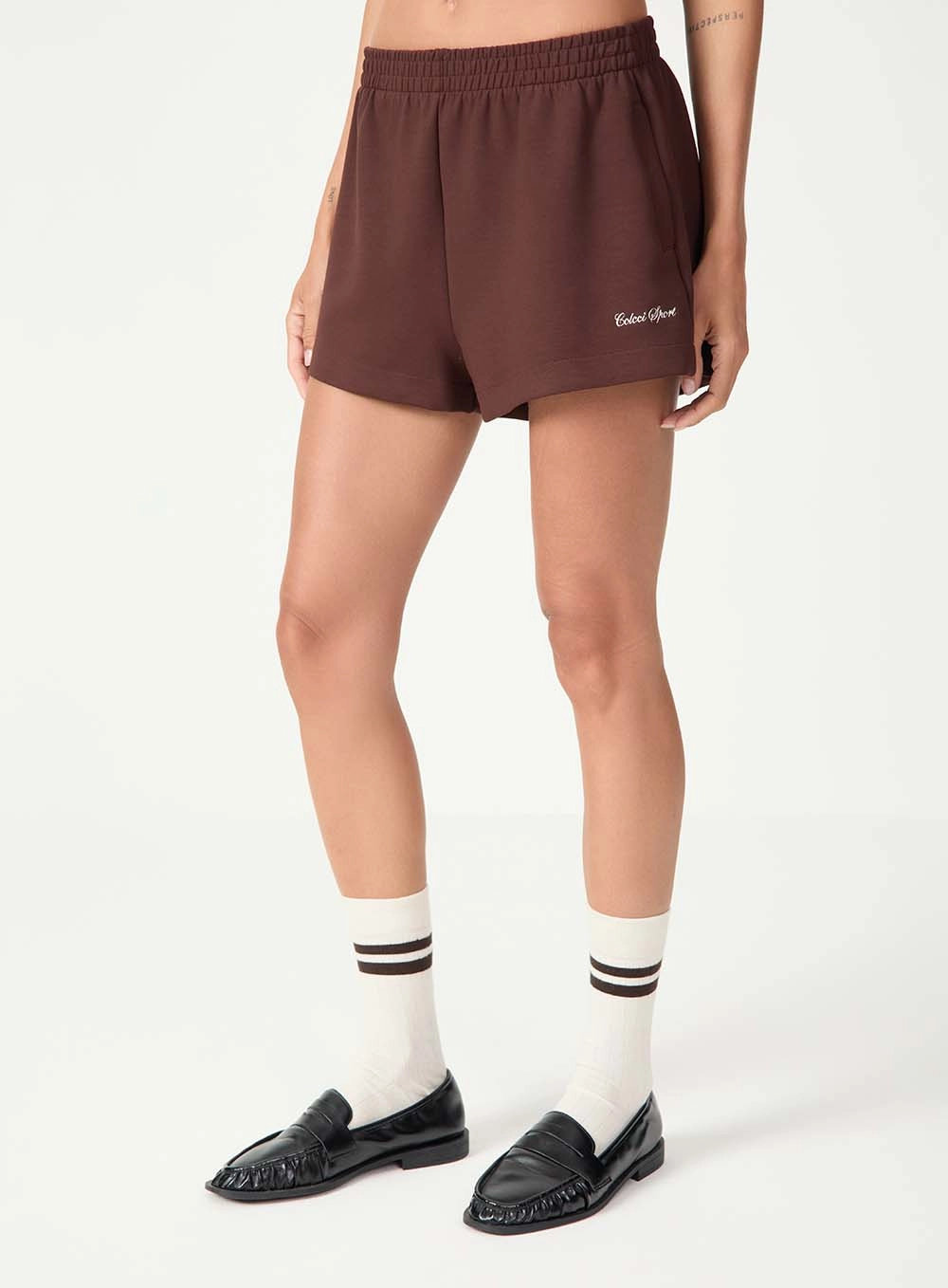 Short Boxer Toque De Seda Modal Marrom