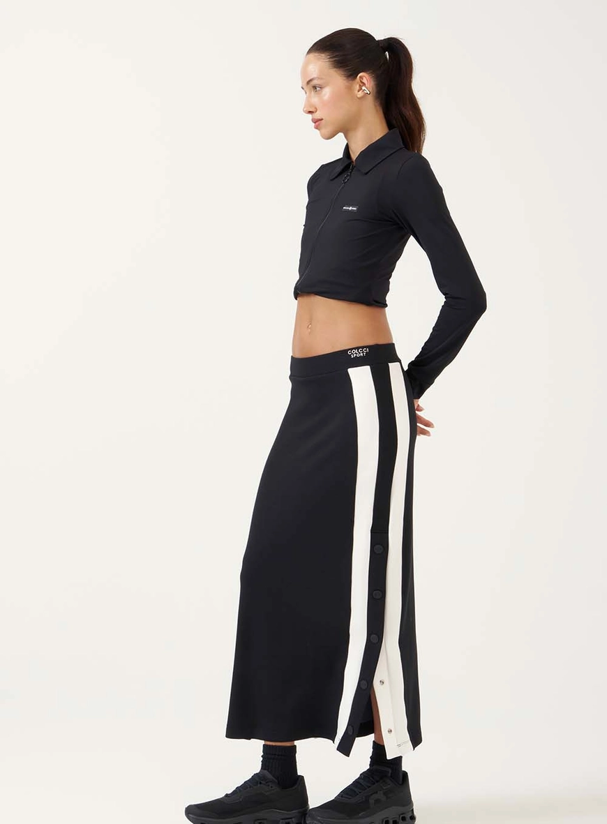 Saia Midi Com Fenda Lateral