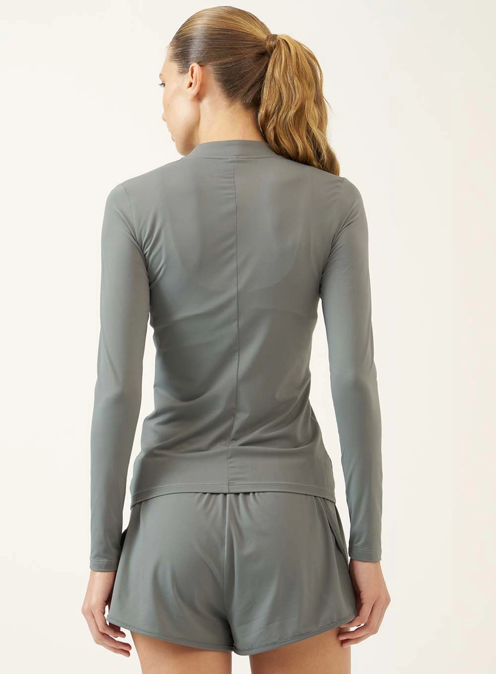 Jaqueta Cardigan Com Abertura Frontal Verde