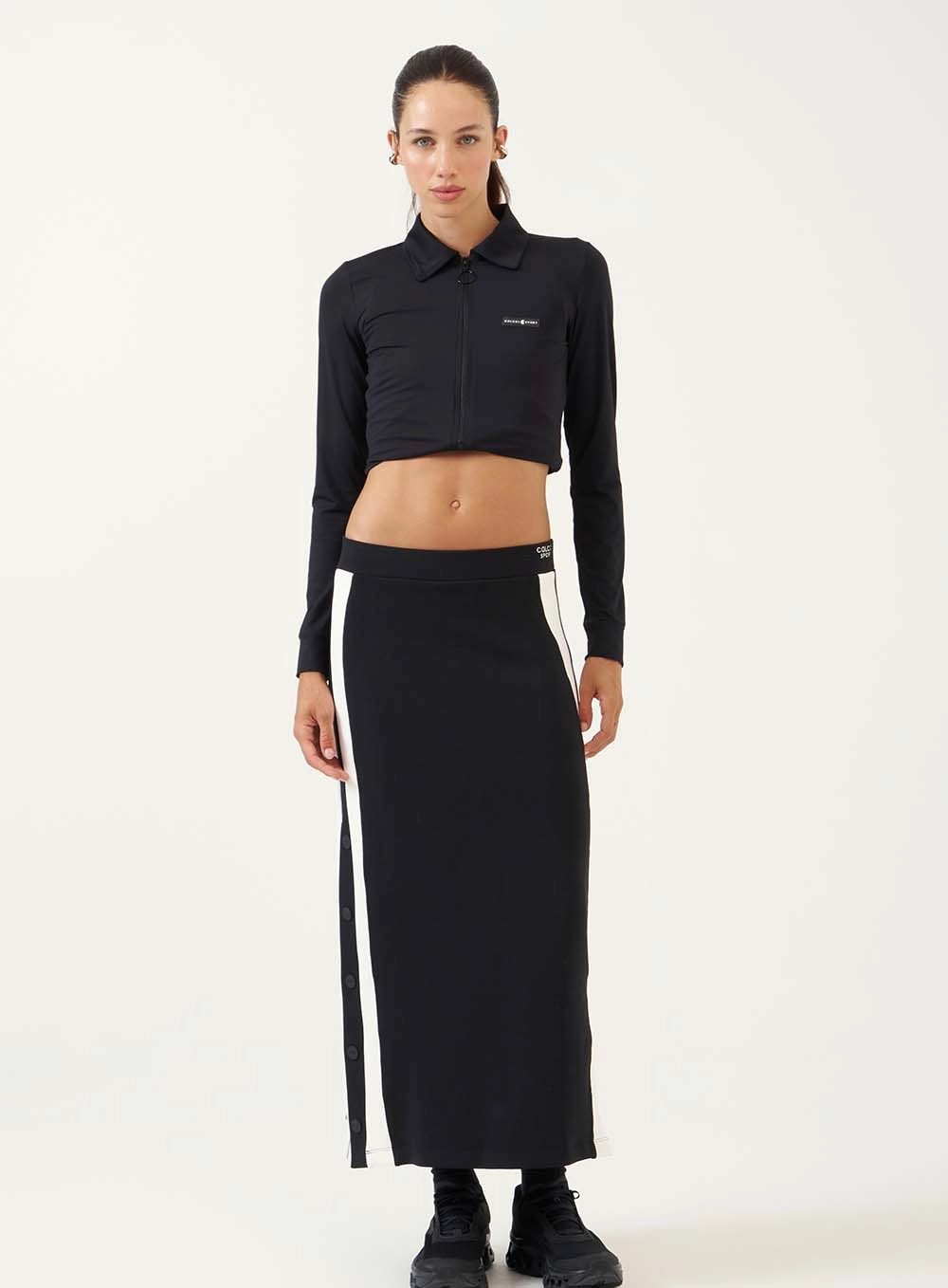 Jaqueta Cropped Performance Preto