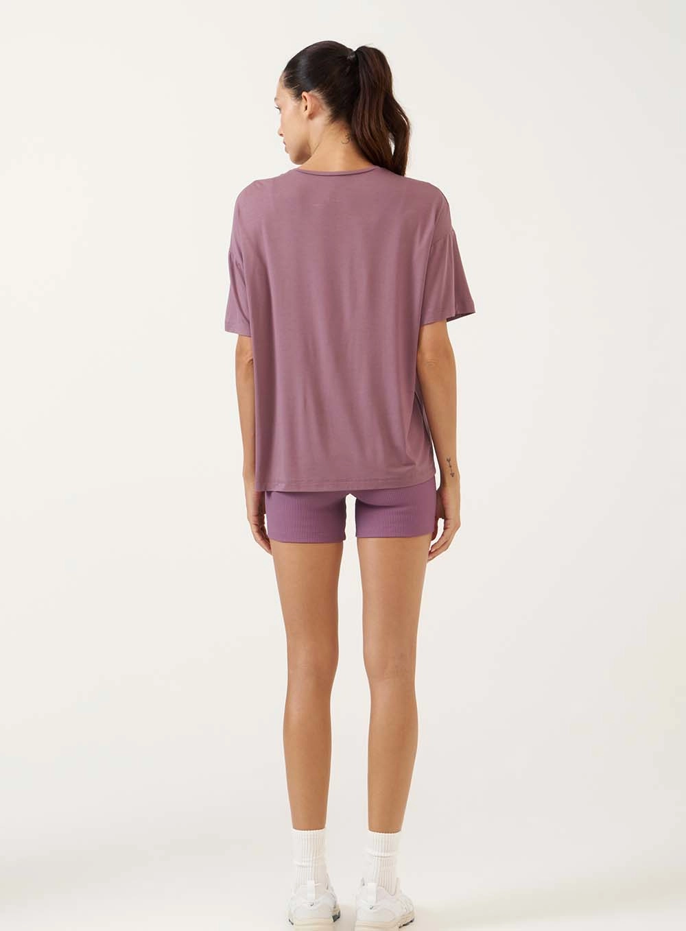 Camiseta Esportiva Oversized Roxo