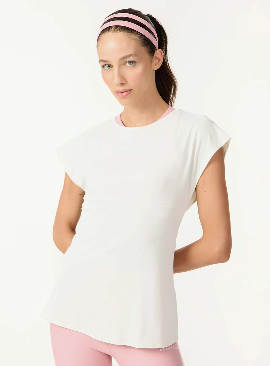 Blusa Esportiva Com Abertura Nas Costas