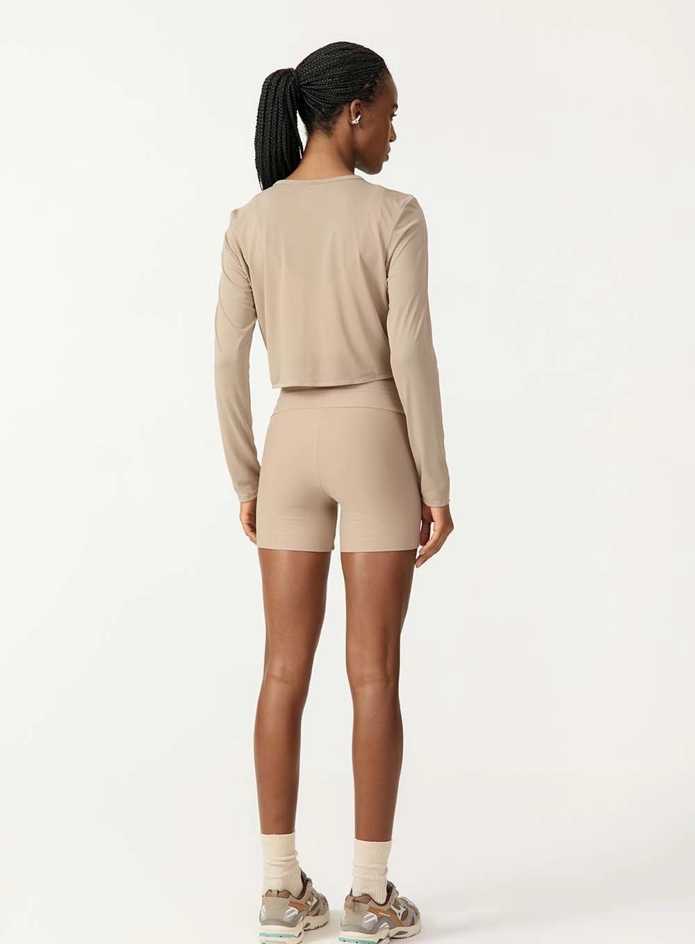Blusa Manga Longa Respirável Essencial Cinza