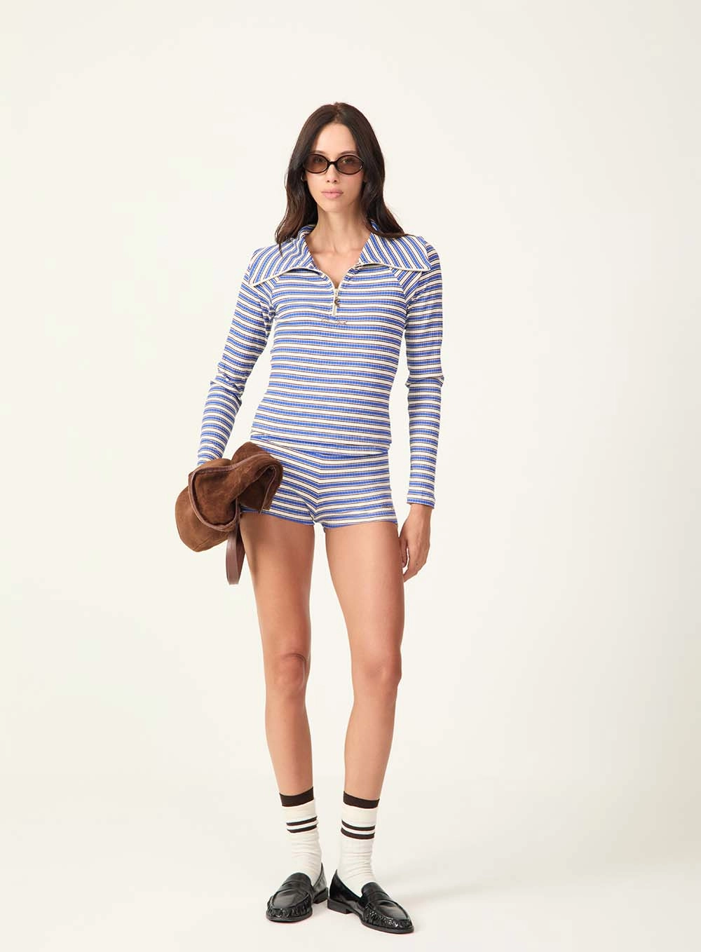 Blusa Manga Longa Listrada Estampados