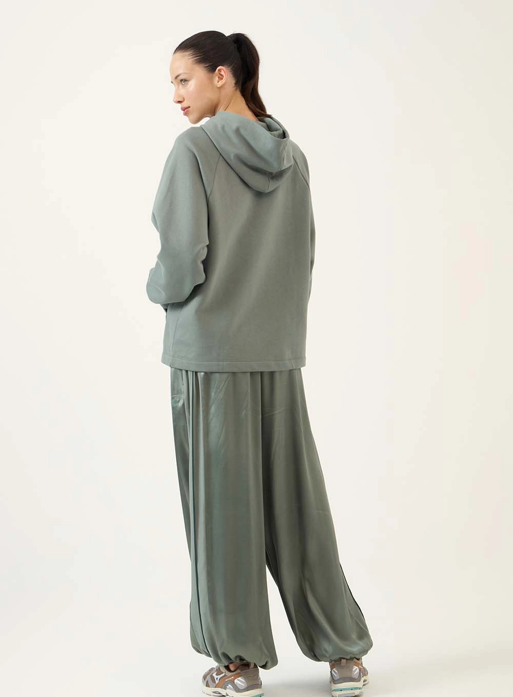 Blusão Hoodie Oversized Athletics Verde