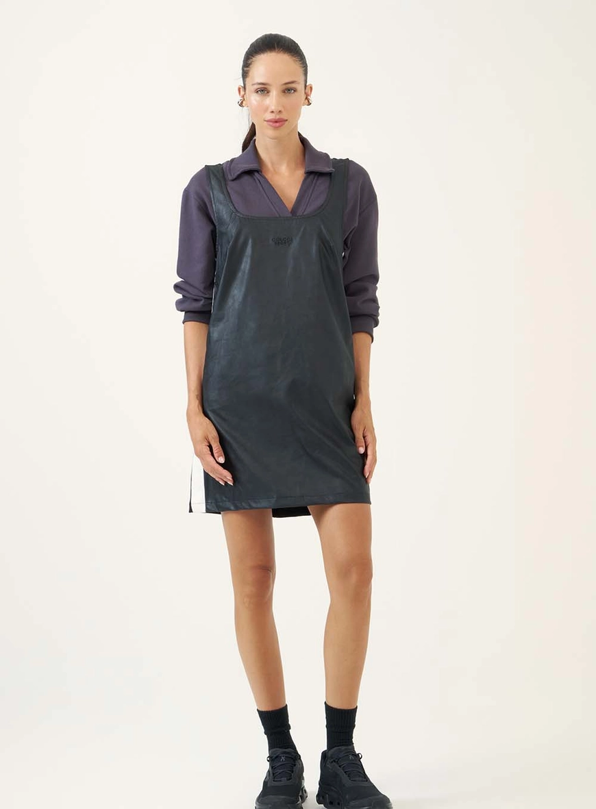 Vestido Salopete Curto Brilho Urbano