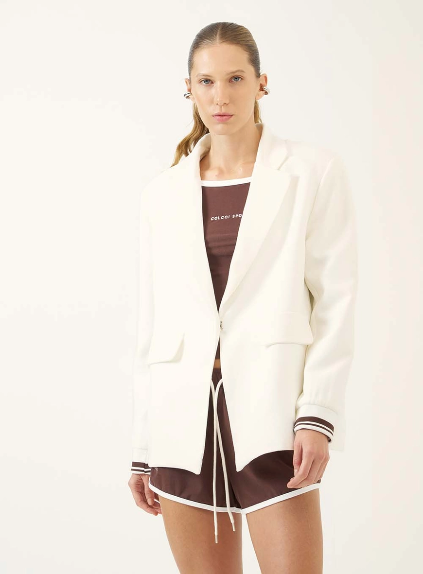 Blazer Oversized Com Listras