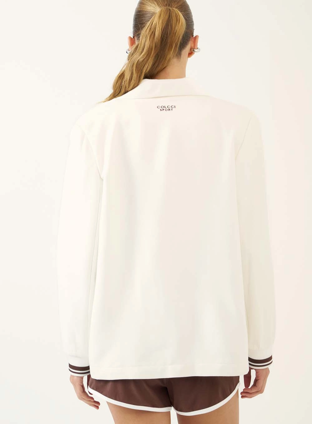 Blazer Oversized Com Listras Off
