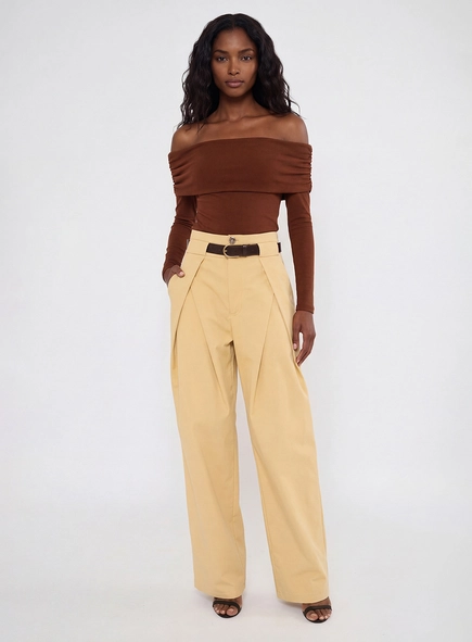 Calça Sarja Com Cinto