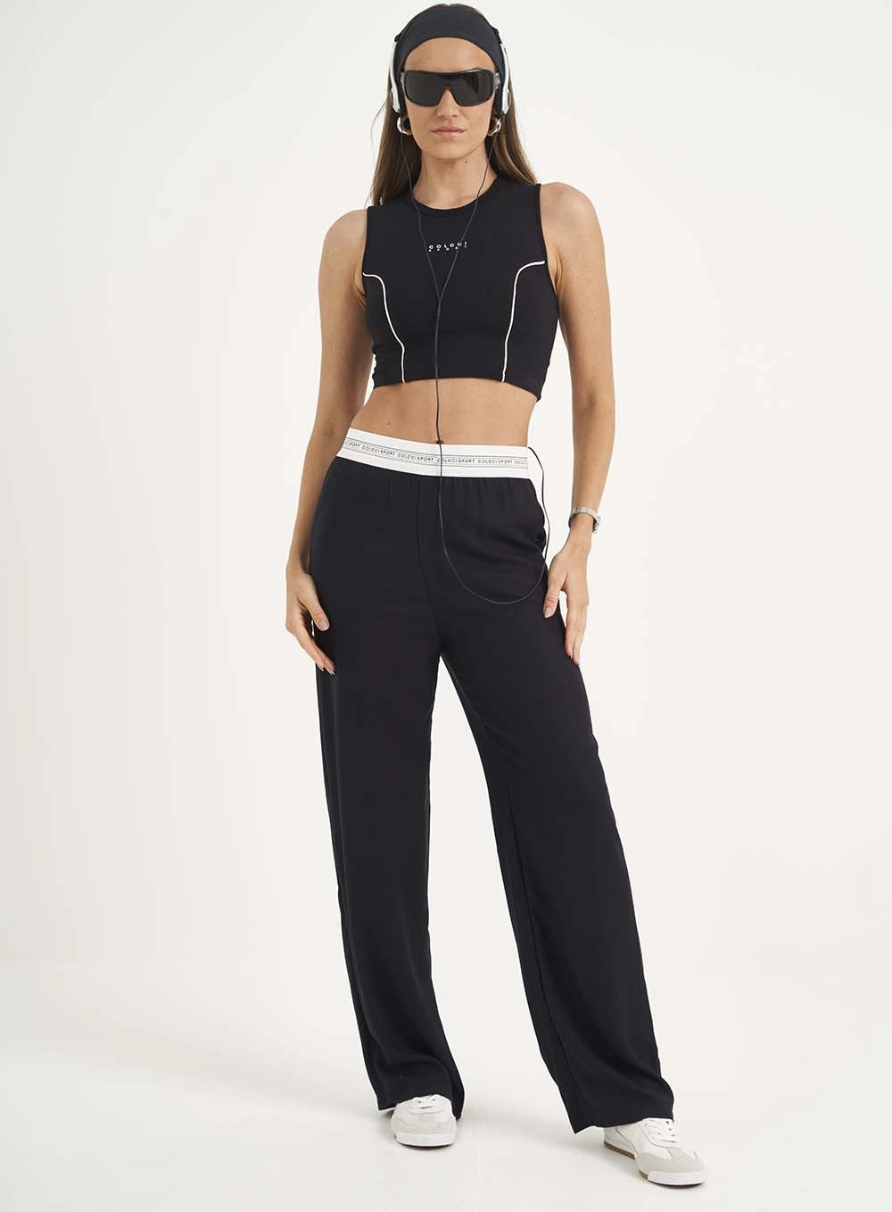 Calça Feminina Wide Leg Comfort Preto