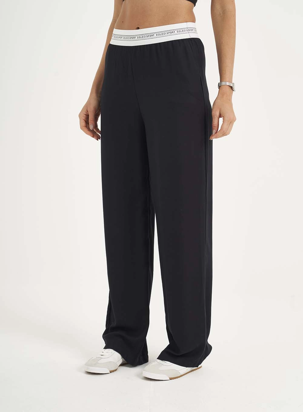 Calça Feminina Wide Leg Comfort Preto