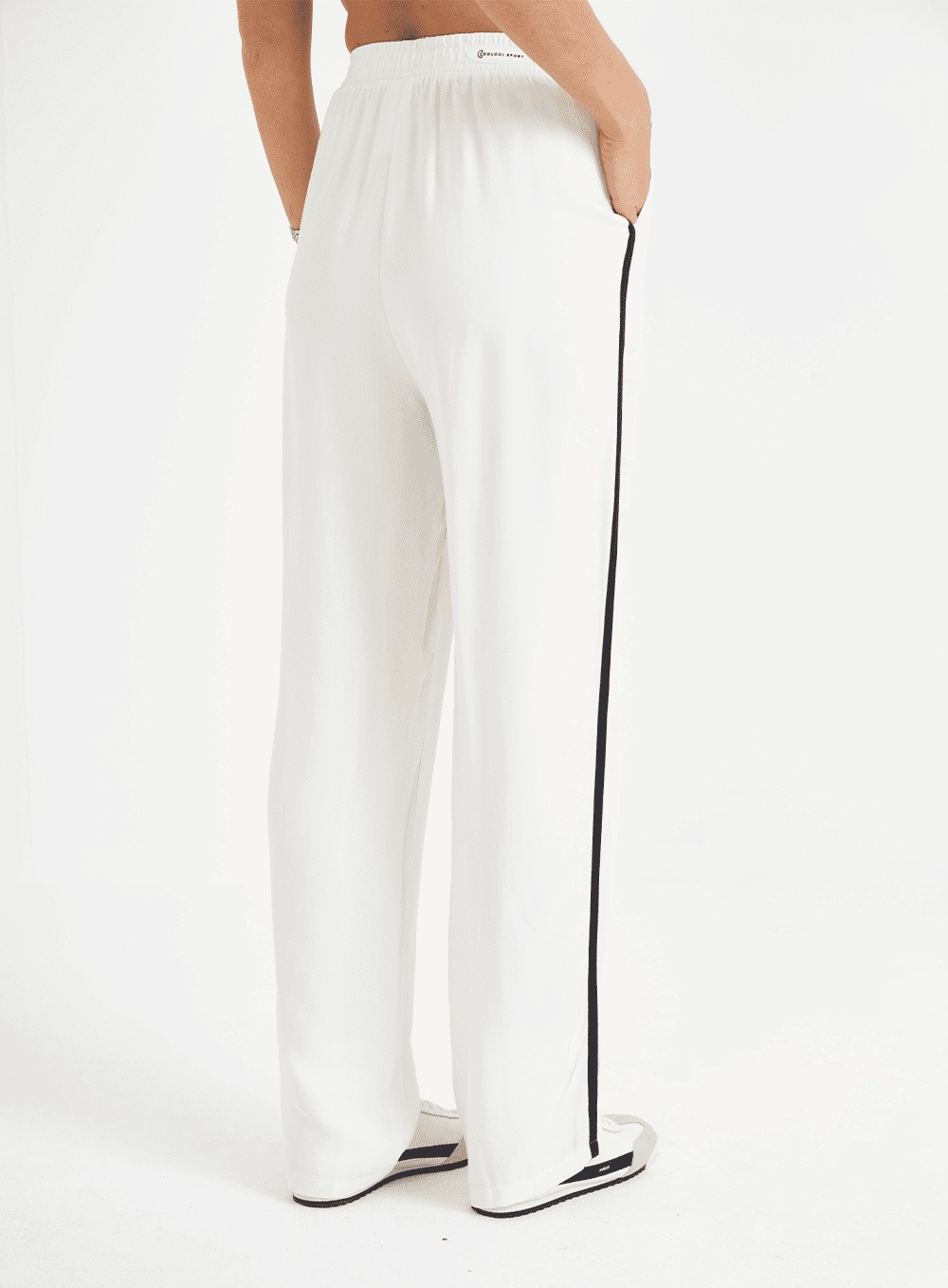 Calca Tecido Plano  Feminino Colcci Sport Off