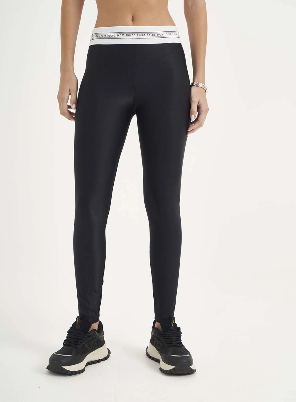 Calça Legging Perfect Fit Contrast Preto