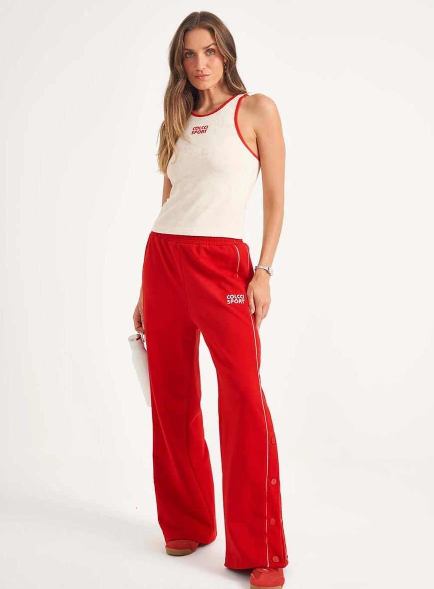 Calça Moletom Feminina Wide Leg