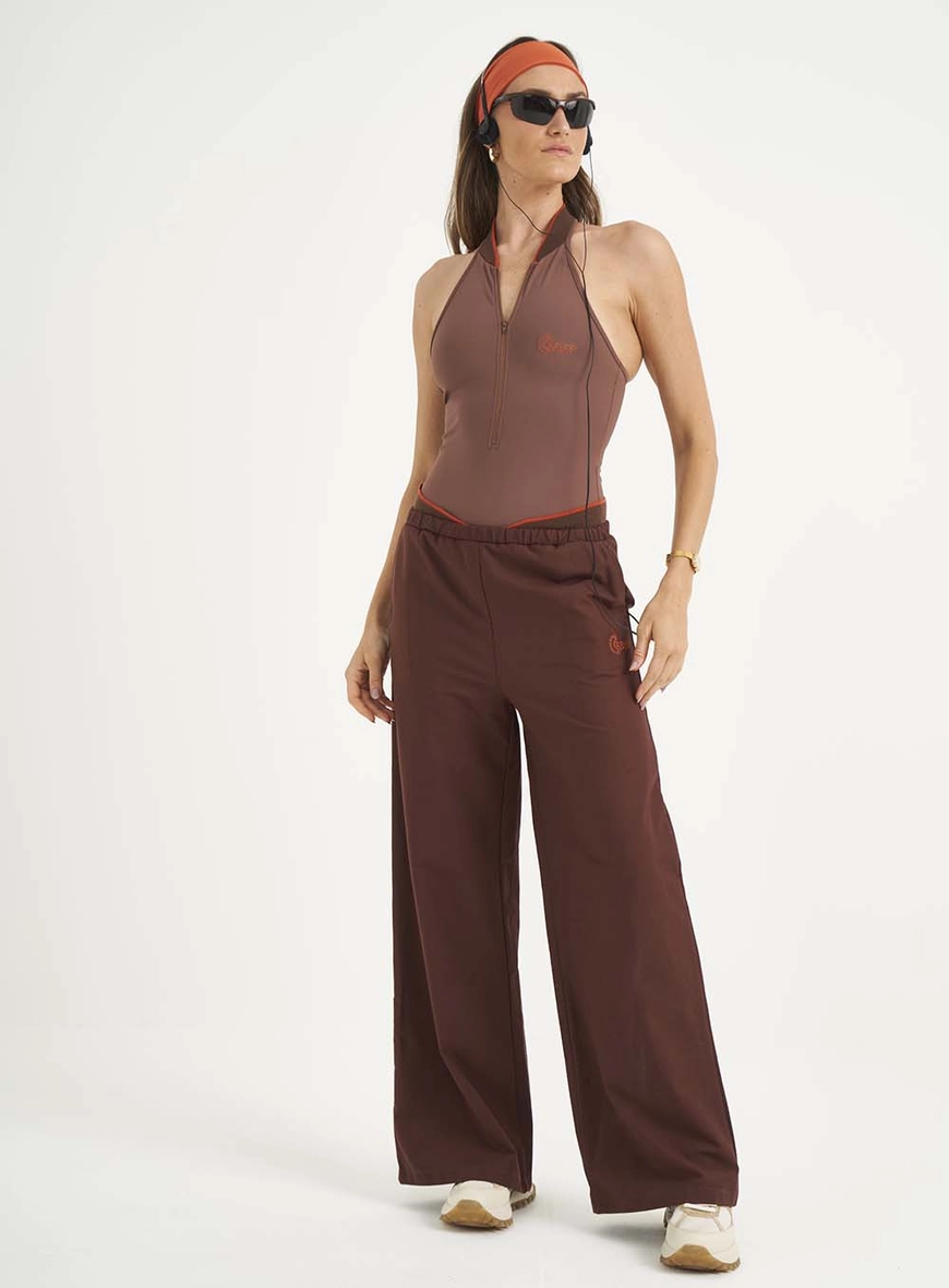 Calça Moletom Feminina Wide Leg