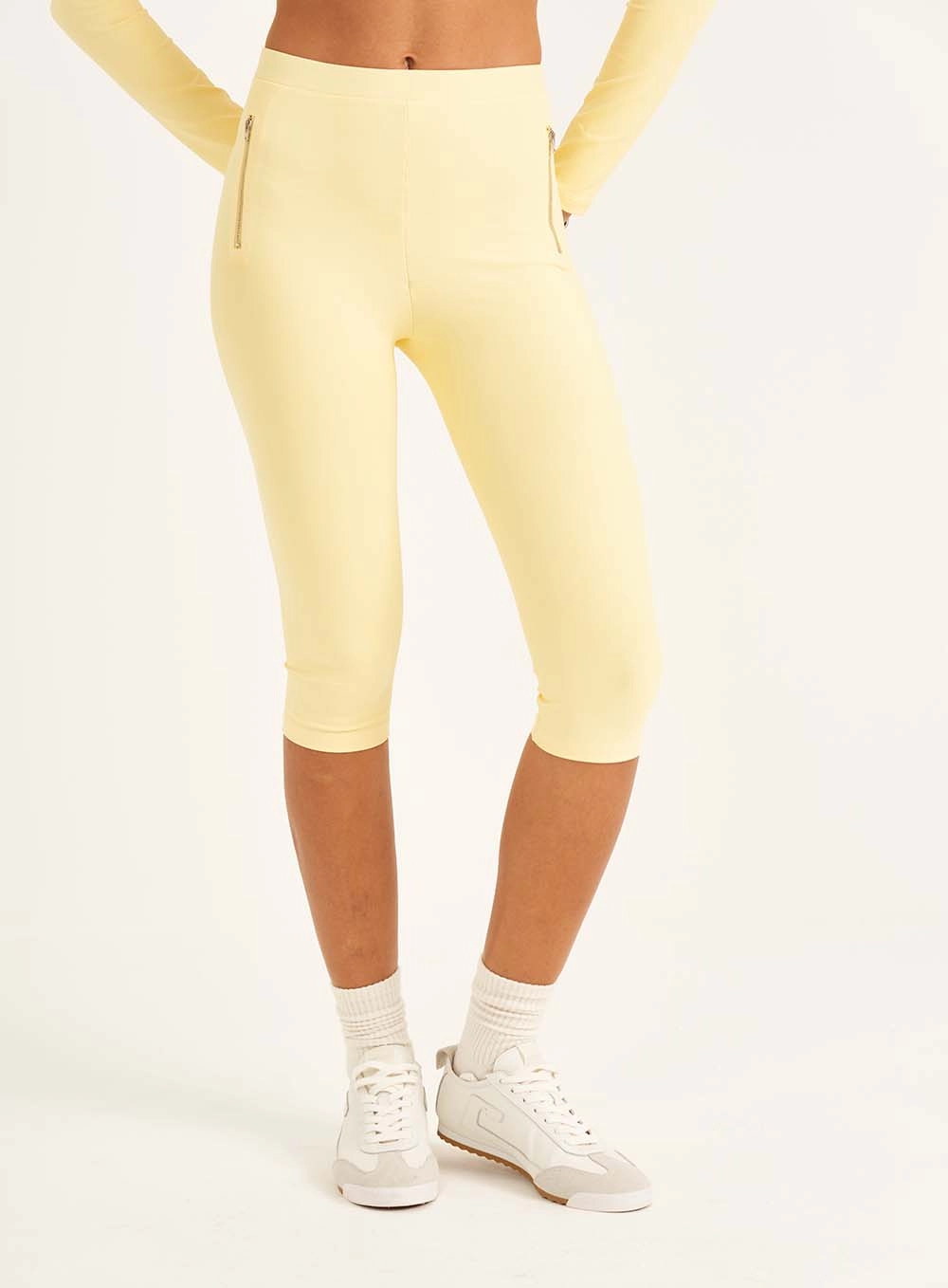 Calça Legging Capri Perfect Fit Amarelo