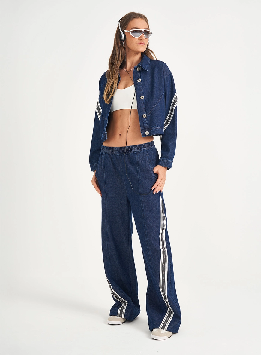 Calça Jeans Feminina Wide Leg Dunnah Low