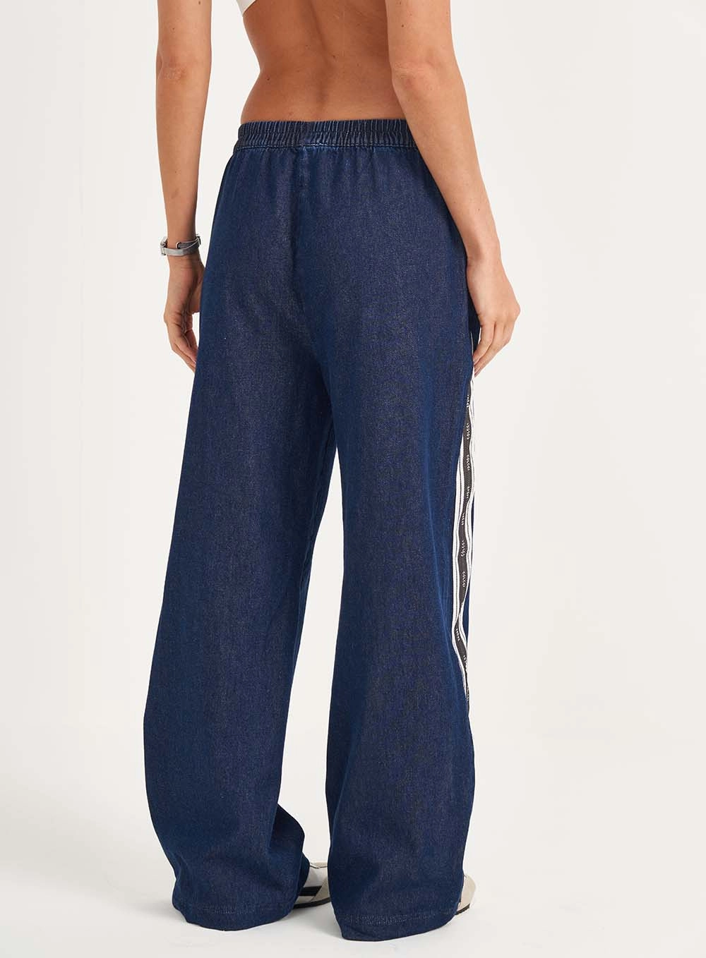 Calça Jeans Feminina Wide Leg Dunnah Low Índigo