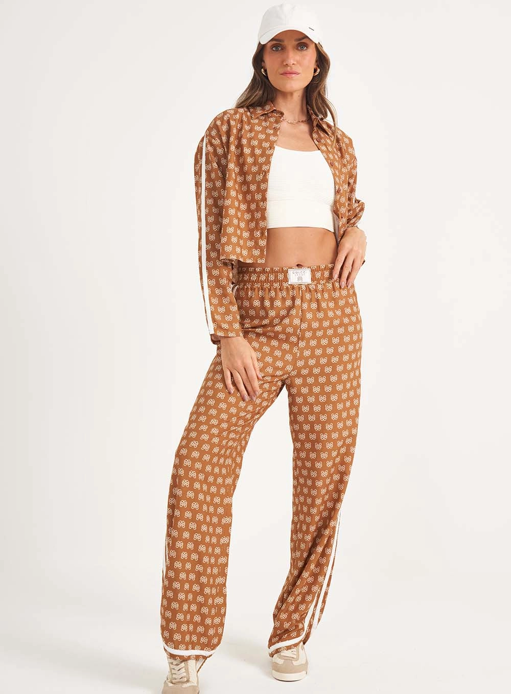 Calça Feminina Wide Leg Estampada Estampados