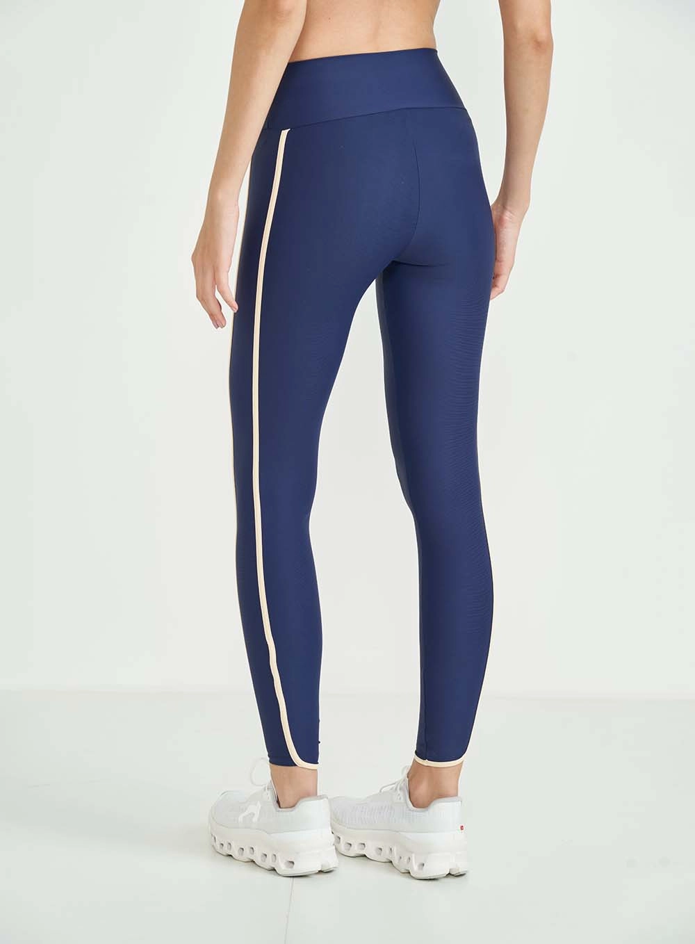Calça Legging Feminina Perfect Fit -contrast Azul
