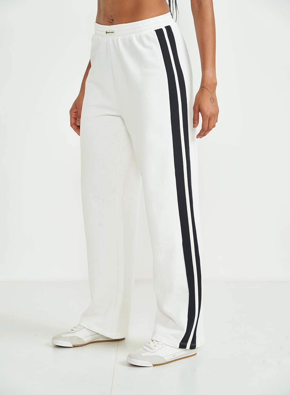 Calça Moletom Feminina Wide Leg Off-Shell