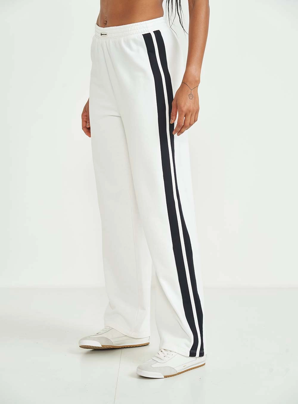 Calça Moletom Feminina Wide Leg Off-Shell