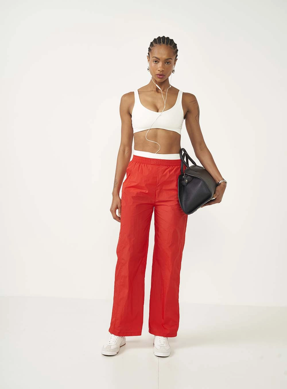 Calça Feminina Nylon Comfort Vermelho