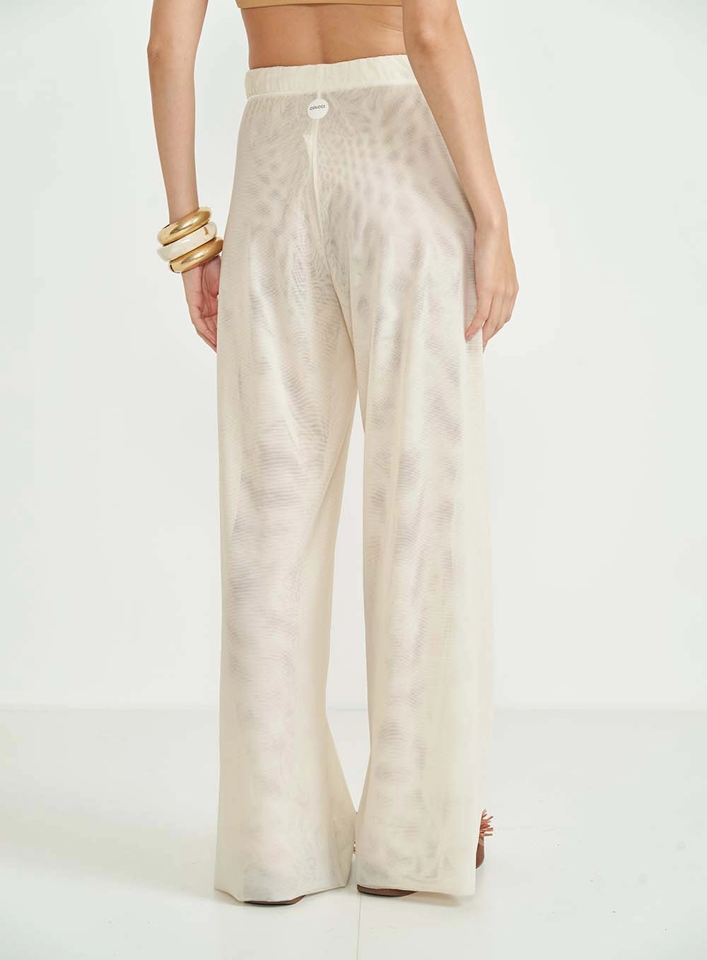 Calça Feminina Em Tule Off-Shell