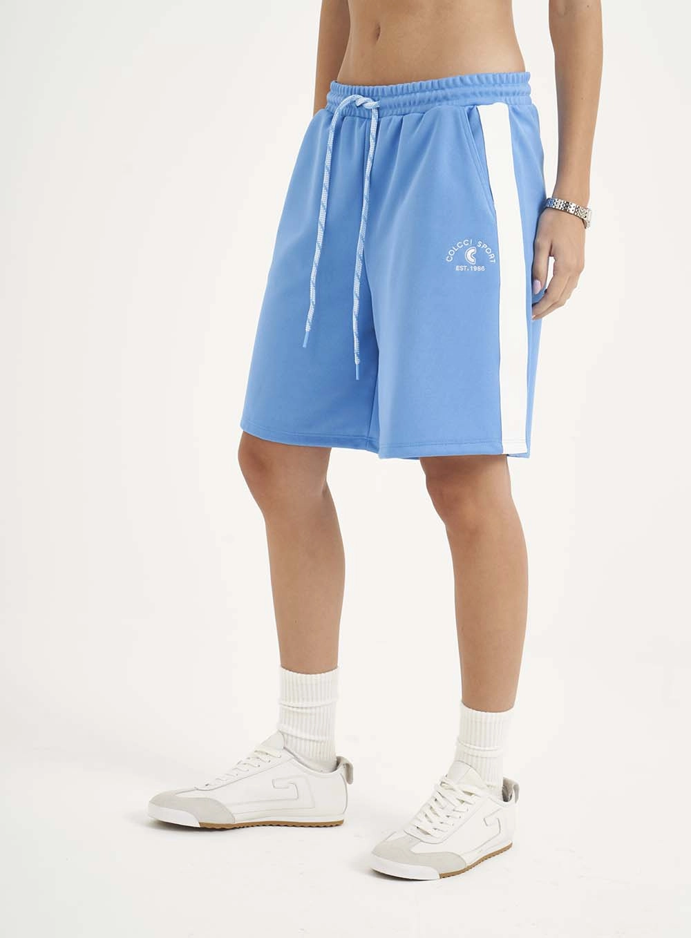 Bermuda Feminina Comfort Mid Azul