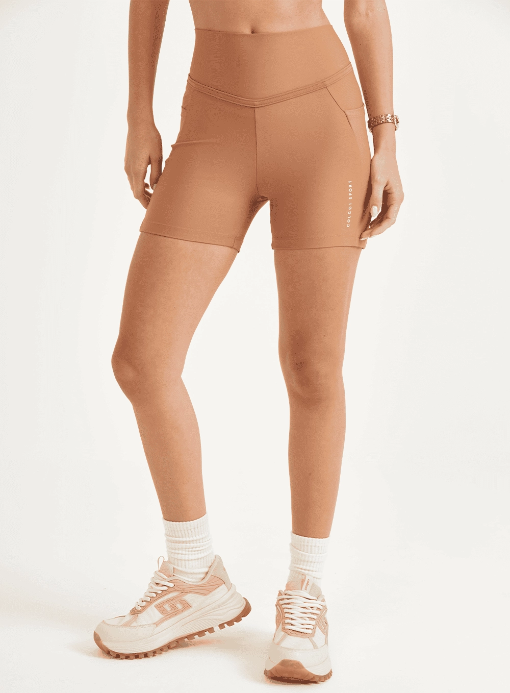 Bermuda Feminina Perfect Fit Velocity Marrom
