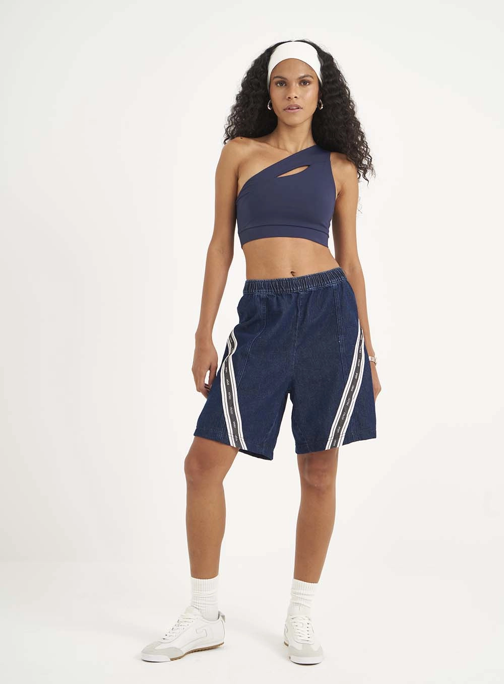 Bermuda Jeans Feminina Jorts Jade Índigo