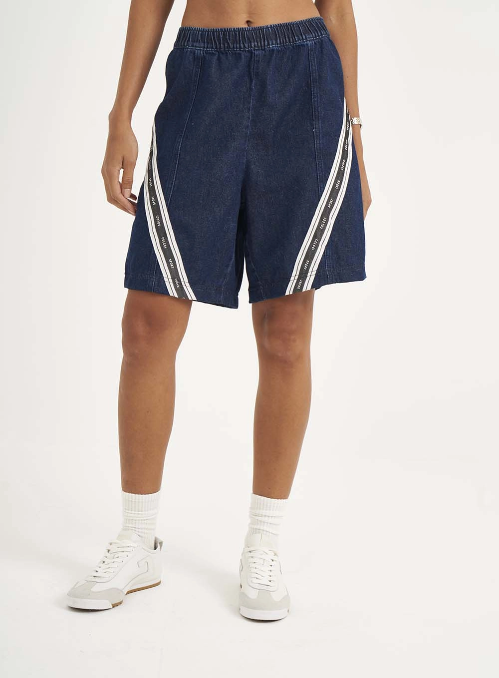 Bermuda Jeans Feminina Jorts Jade Índigo