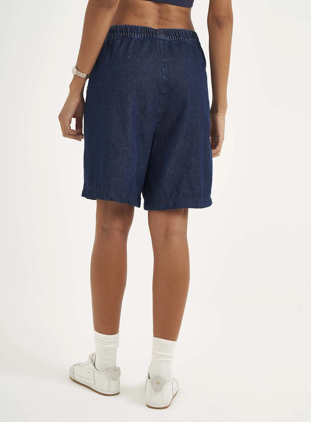 Bermuda Jeans Feminina Jorts Jade Índigo